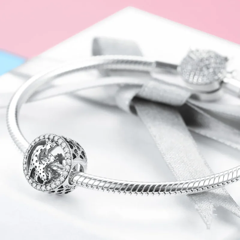 (image for) Pandora Style Silver Charm, Giraffe - SCC997 - View 4