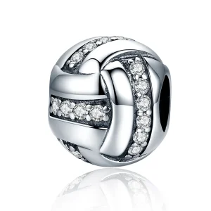(image for) Pandora Style Silver Charm, Glittering Complex - SCC302