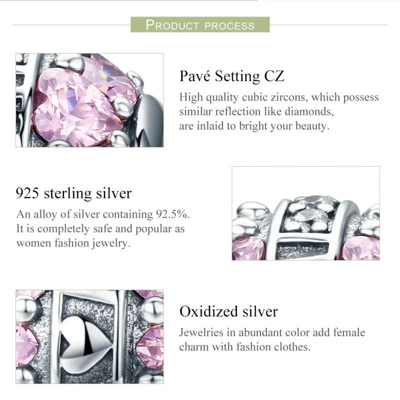 (image for) Pandora Style Silver Charm, Great Love - SCC580 - View 8