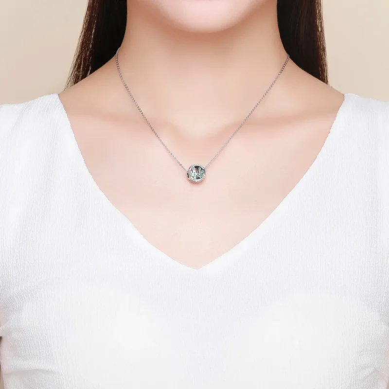 (image for) Pandora Style Silver Charm, Green Vibrant Cactus - SCC918 - View 5