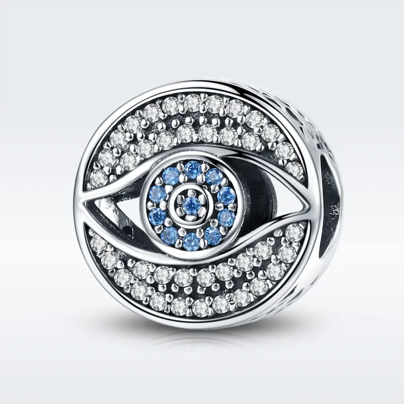 (image for) Pandora Style Silver Charm, Guardian Eye - SCC565 - View 2