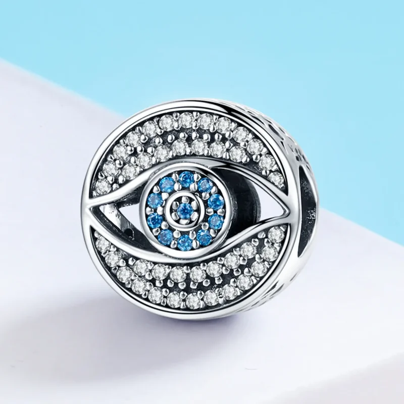 (image for) Pandora Style Silver Charm, Guardian Eye - SCC565 - View 3
