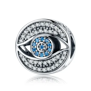 (image for) Pandora Style Silver Charm, Guardian Eye - SCC565