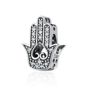 (image for) Pandora Style Silver Charm, Hamsa - SCC225