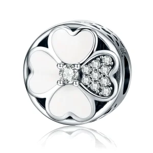 (image for) Pandora Style Silver Charm, Happy Petals, Enamel - SCC250