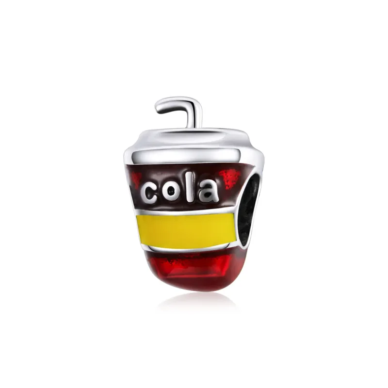 (image for) Pandora Style Silver Charm, Happy Soda, Multicolor Enamel - SCC1828 - Product Image