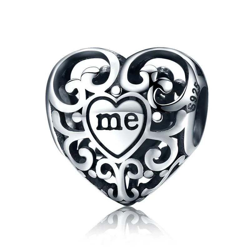 (image for) Pandora Style Silver Charm, Heart Me - SCC145 - Product Image