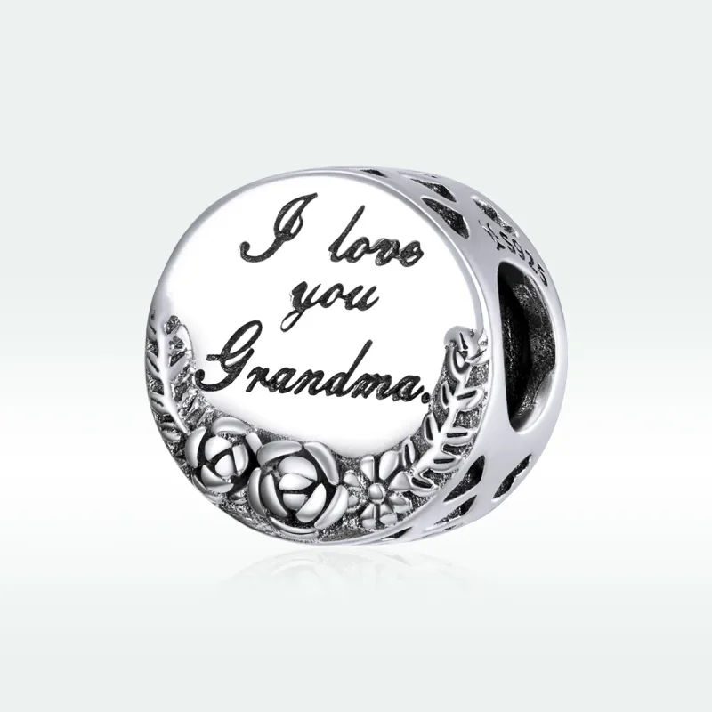 (image for) Pandora Style Silver Charm, I Love You Grandma Gigi - SCC1762 - View 5