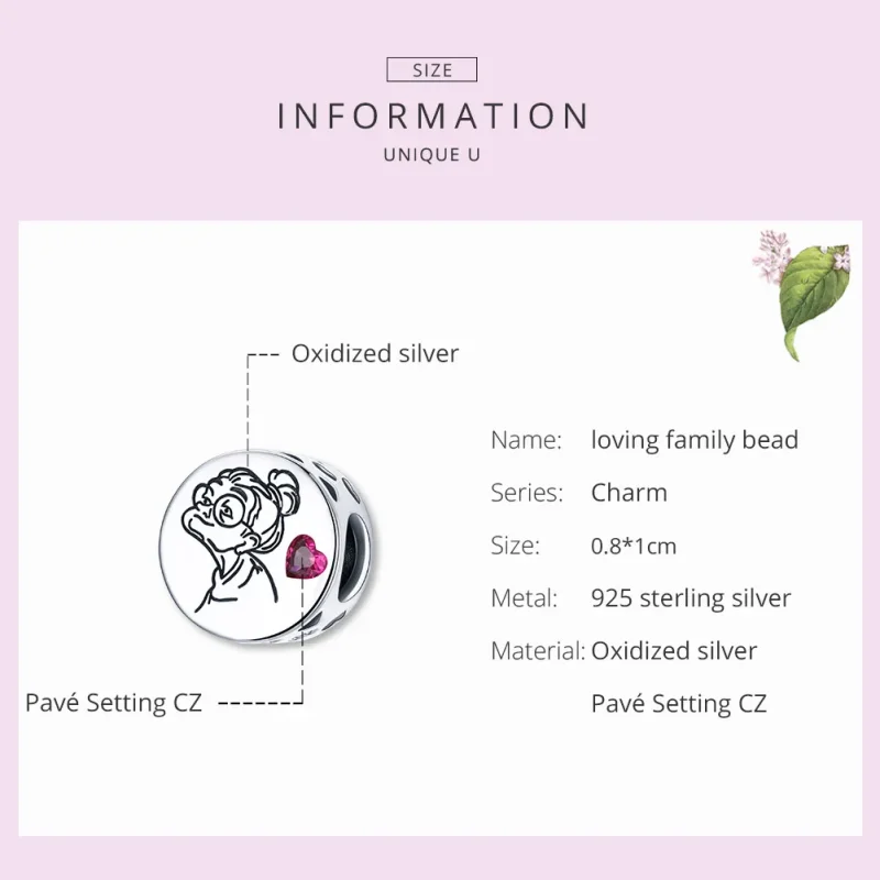 (image for) Pandora Style Silver Charm, I Love You Grandma Gigi - SCC1762 - View 7