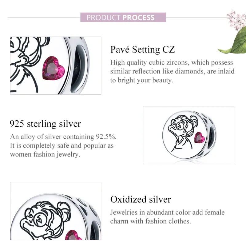 (image for) Pandora Style Silver Charm, I Love You Grandma Gigi - SCC1762 - View 8