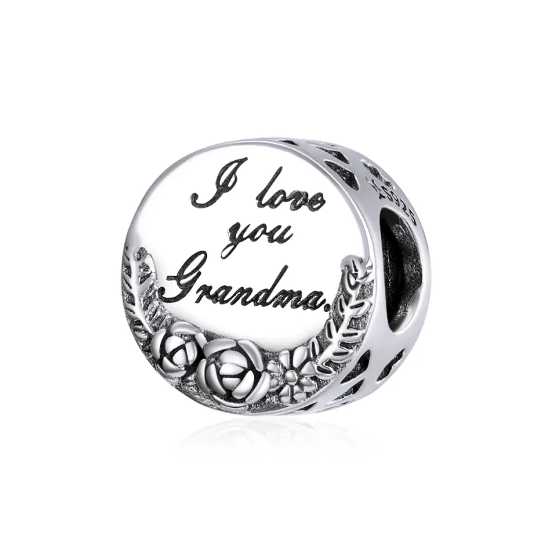 (image for) Pandora Style Silver Charm, I Love You Grandma Gigi - SCC1762 - Product Image