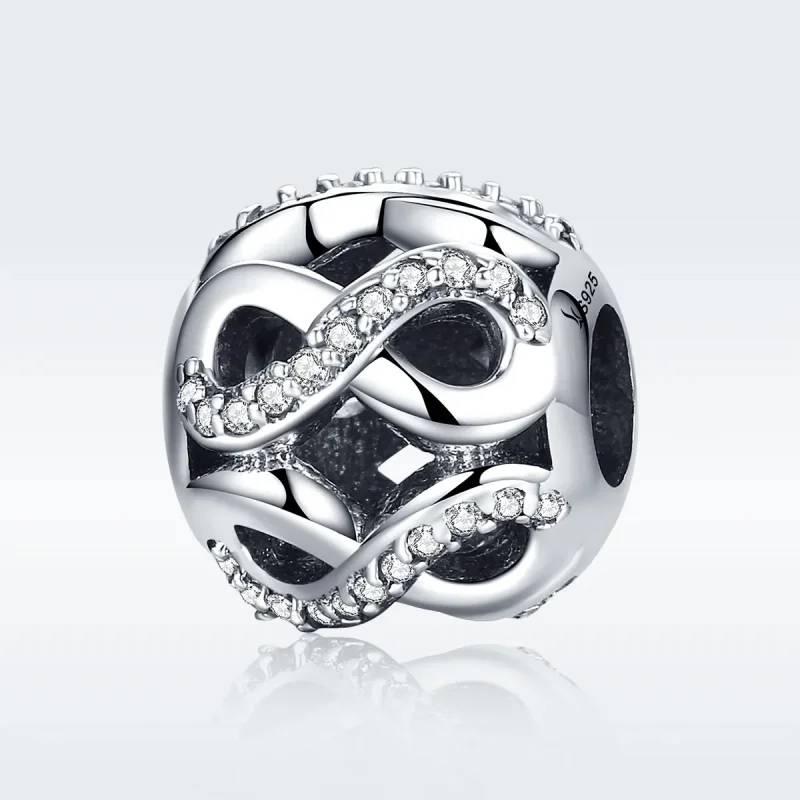 (image for) Pandora Style Silver Charm, Infinity - SCC141 - View 2
