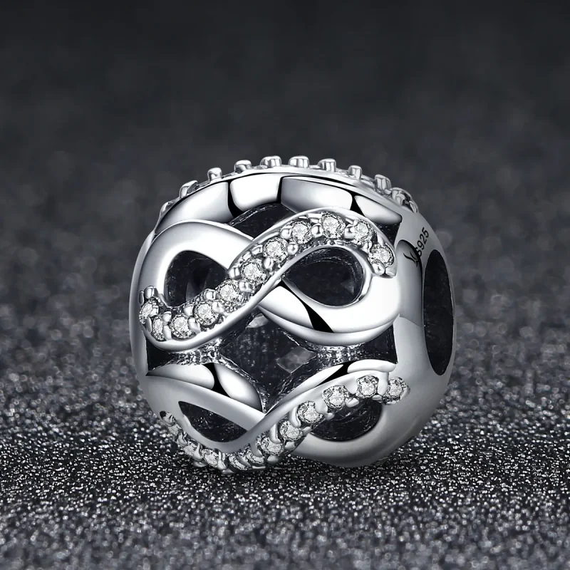 (image for) Pandora Style Silver Charm, Infinity - SCC141 - View 3