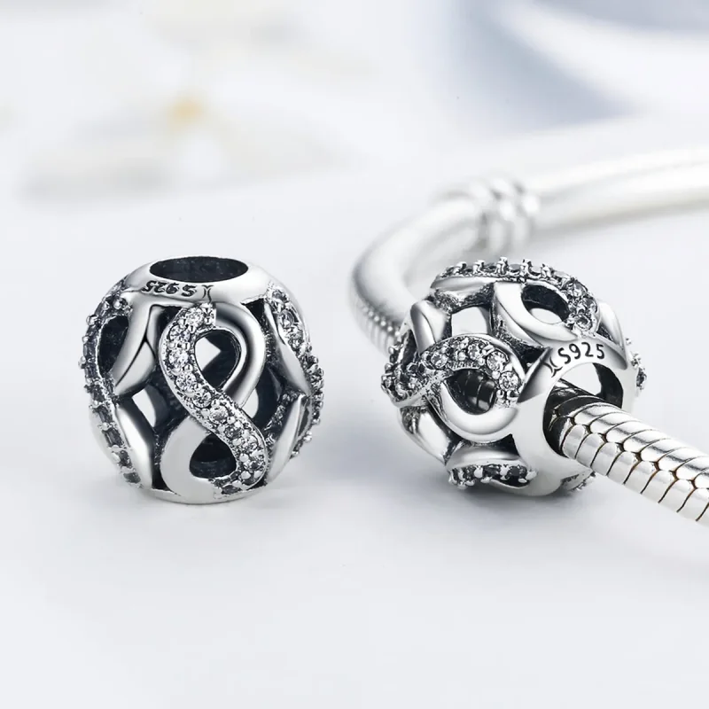(image for) Pandora Style Silver Charm, Infinity - SCC141 - View 5