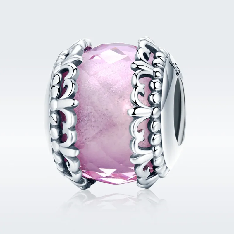 (image for) Pandora Style Silver Charm, Iris - SCC711 - View 3