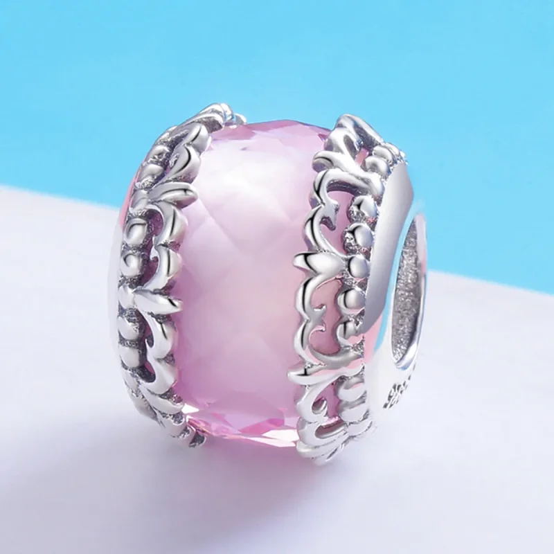 (image for) Pandora Style Silver Charm, Iris - SCC711 - View 4