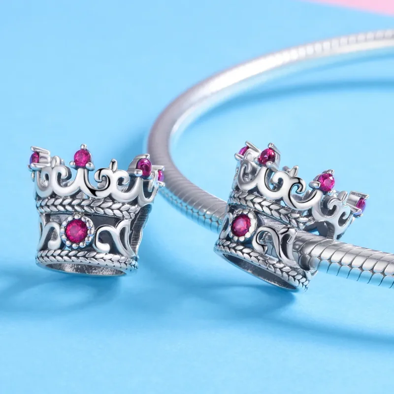 (image for) Pandora Style Silver Charm, King's Crown - SCC776 - View 4