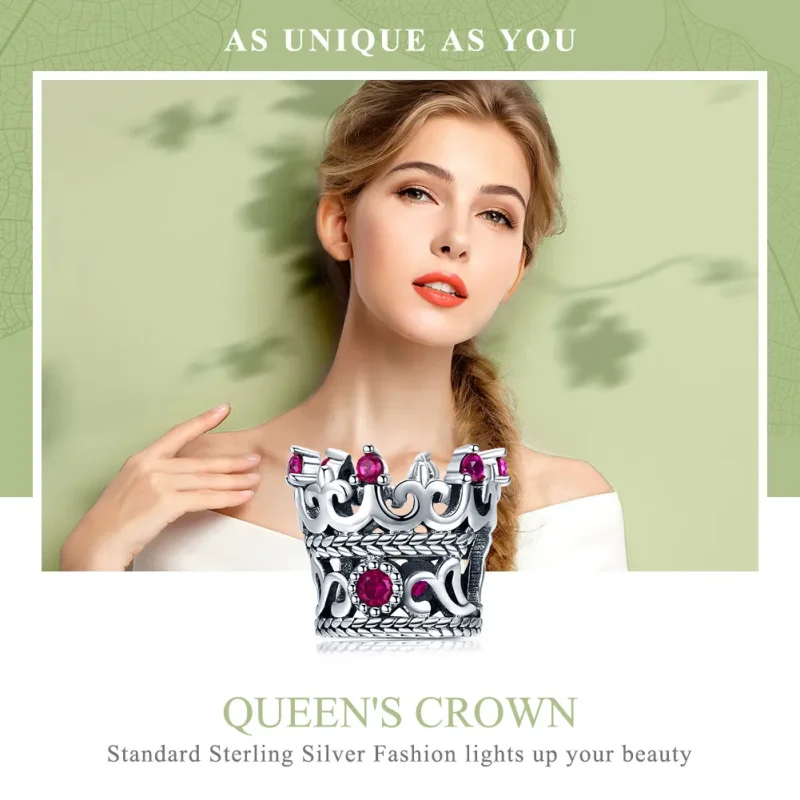 (image for) Pandora Style Silver Charm, King's Crown - SCC776 - View 6