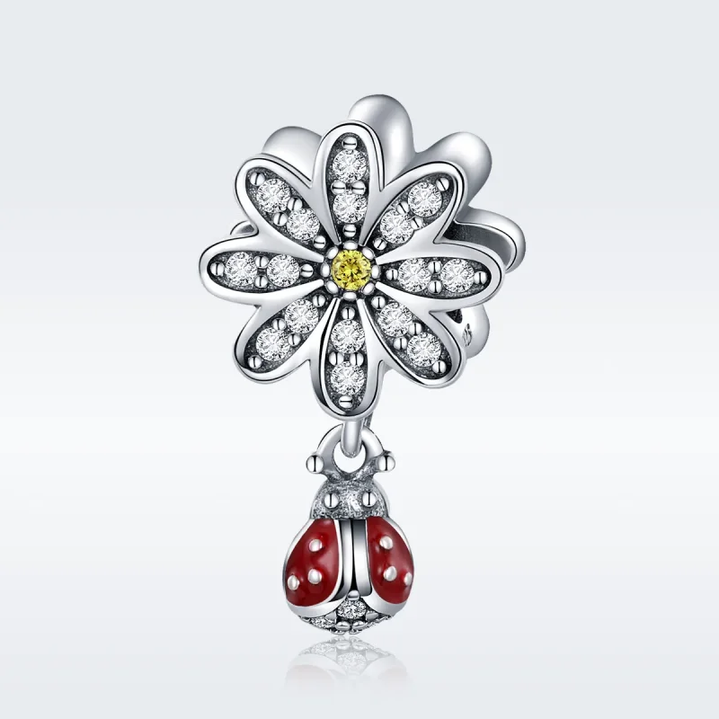 (image for) Pandora Style Silver Charm, Ladybird's Story, Multicolor Enamel - SCC727 - View 3