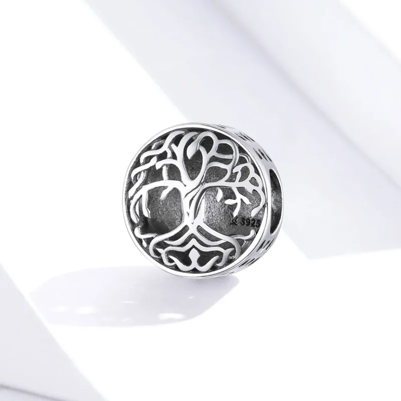 (image for) Pandora Style Silver Charm, Life Tree - SCC1457 - View 4