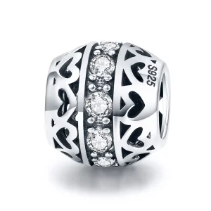 (image for) Pandora Style Silver Charm, Listen to Love - SCC523