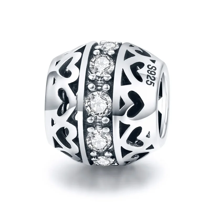(image for) Pandora Style Silver Charm, Listen to Love - SCC523 - Product Image