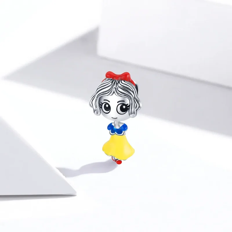 (image for) Pandora Style Silver Charm, Little Princess, Multicolor Enamel - SCC1814 - View 2