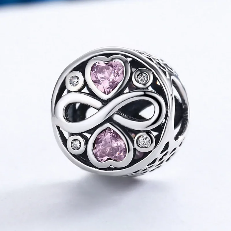 (image for) Pandora Style Silver Charm, Love Lasts - SCC240 - View 3