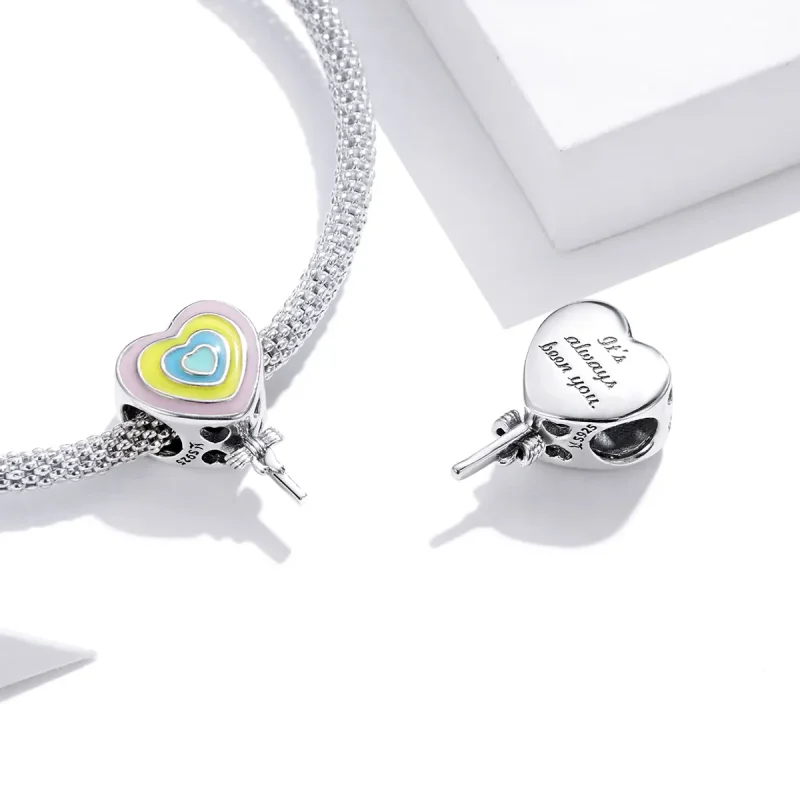 (image for) Pandora Style Silver Charm, Love Lollipop, Multicolor Enamel - SCC1746 - View 4