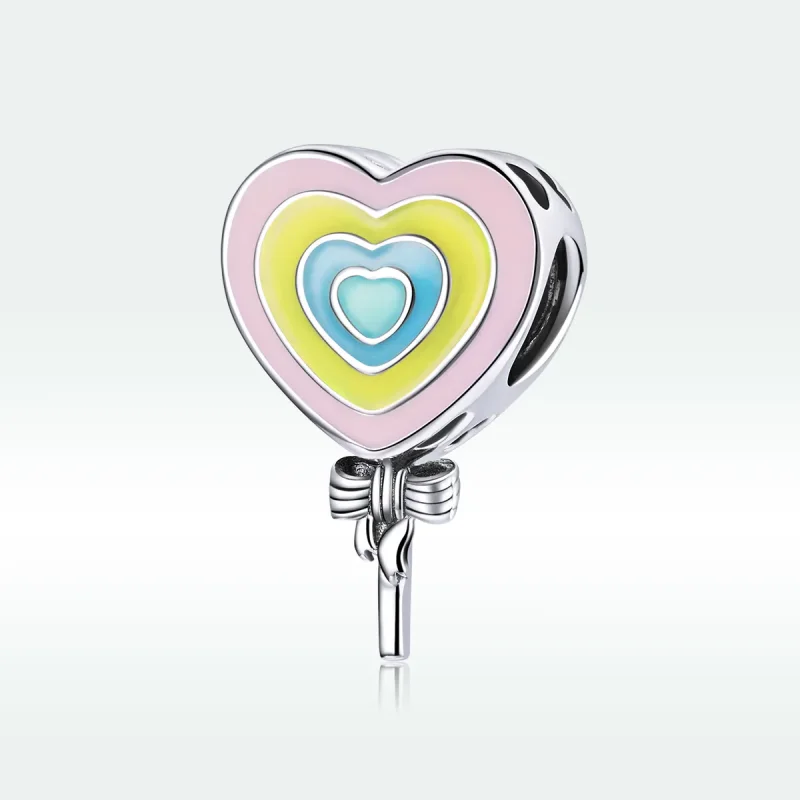 (image for) Pandora Style Silver Charm, Love Lollipop, Multicolor Enamel - SCC1746 - View 5