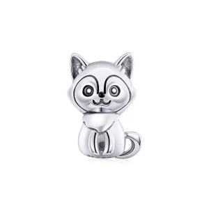 (image for) Pandora Style Silver Charm, Lovely Dog, Enamel - SCC1829