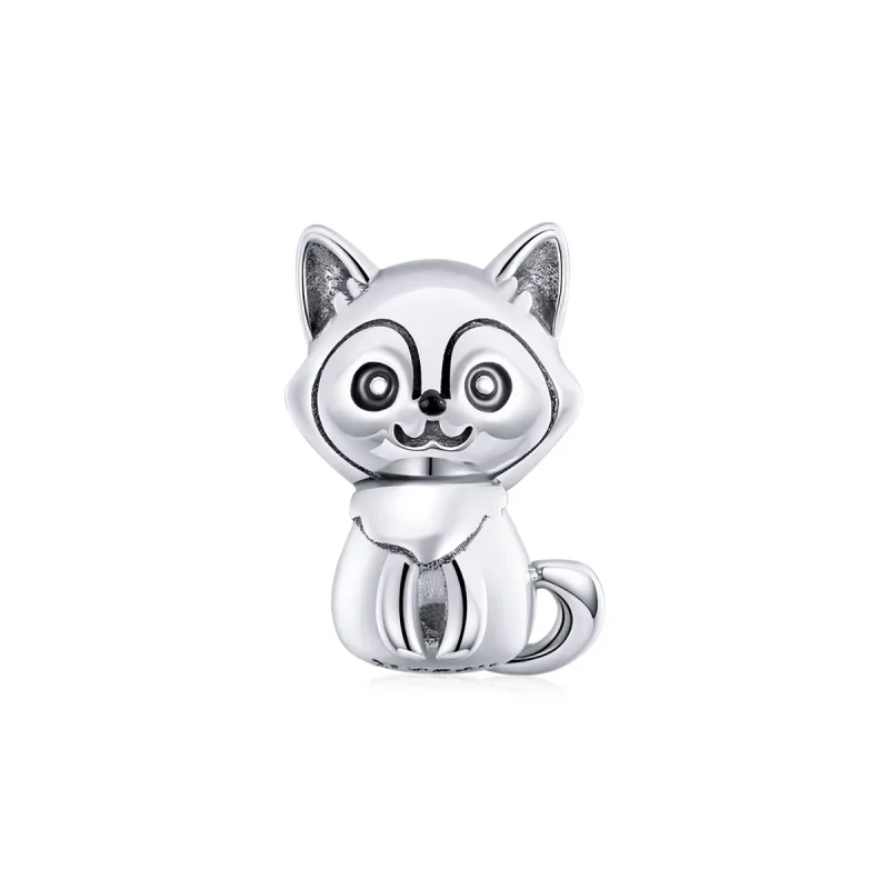 (image for) Pandora Style Silver Charm, Lovely Dog, Enamel - SCC1829 - Product Image