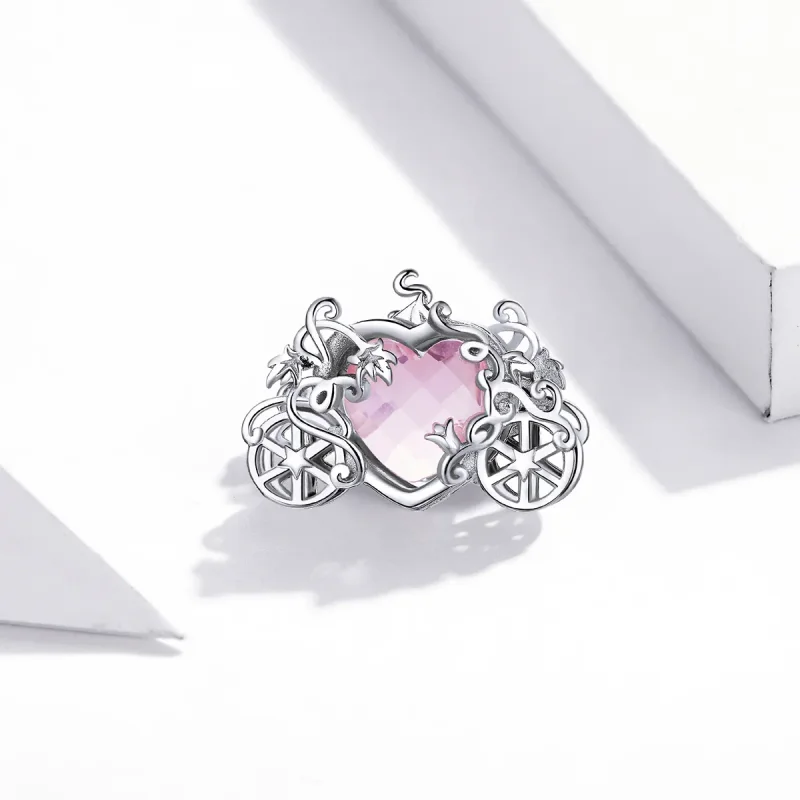 (image for) Pandora Style Silver Charm, Magic Carriage - BSC412 - View 2