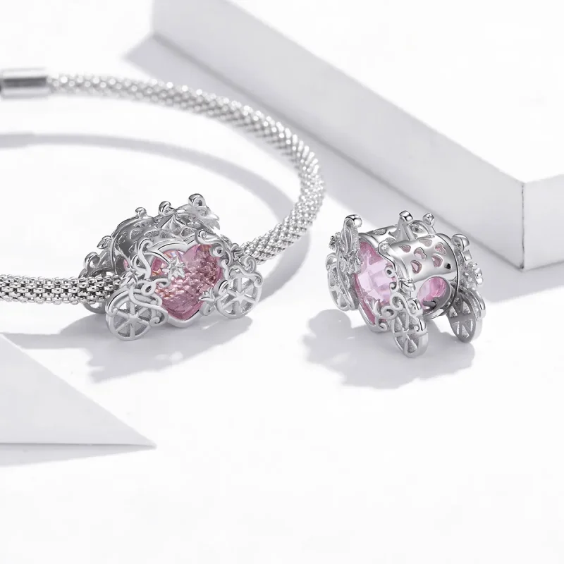 (image for) Pandora Style Silver Charm, Magic Carriage - BSC412 - View 4