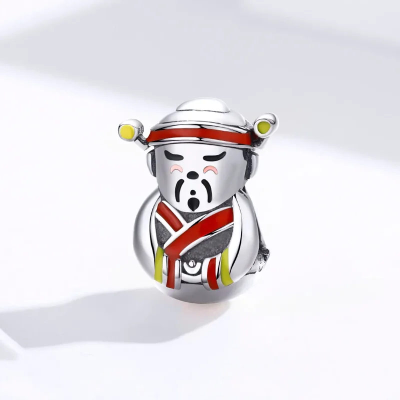 (image for) Pandora Style Silver Charm, Master of Wealth, Multicolor Enamel - SCC1373 - View 3