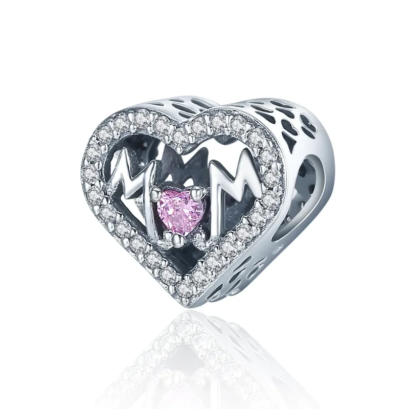 (image for) Pandora Style Silver Charm, Mom - SCC395 - Product Image