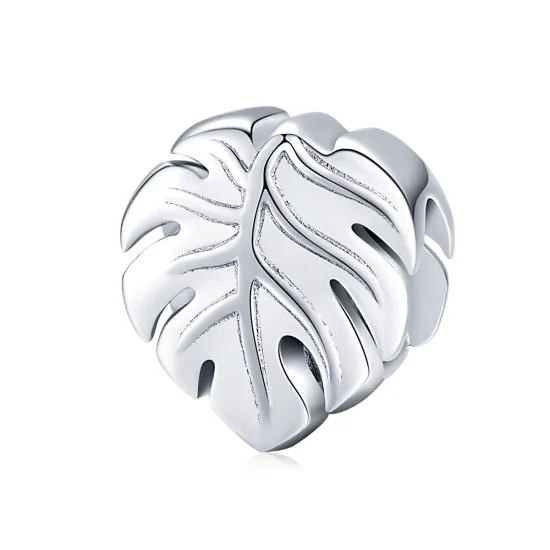 (image for) Pandora Style Silver Charm, Monstera Deliciosa - BSC141