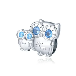 (image for) Pandora Style Silver Charm, Mother Owl - BSC238