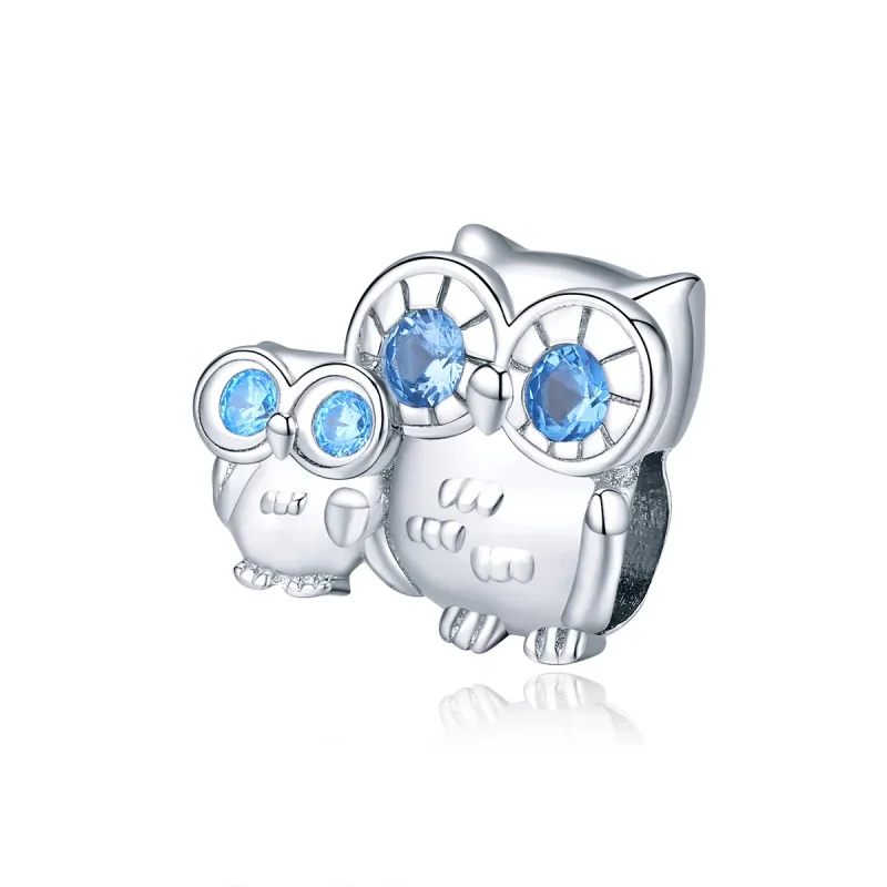 (image for) Pandora Style Silver Charm, Mother Owl - BSC238 - Product Image