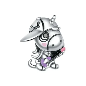 (image for) Pandora Style Silver Charm, Multicolor Enamel - SCC1630