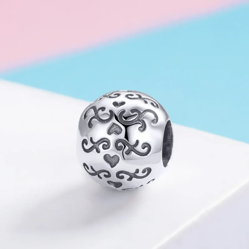 (image for) Pandora Style Silver Charm, My Happy Life - SCC966 - View 2
