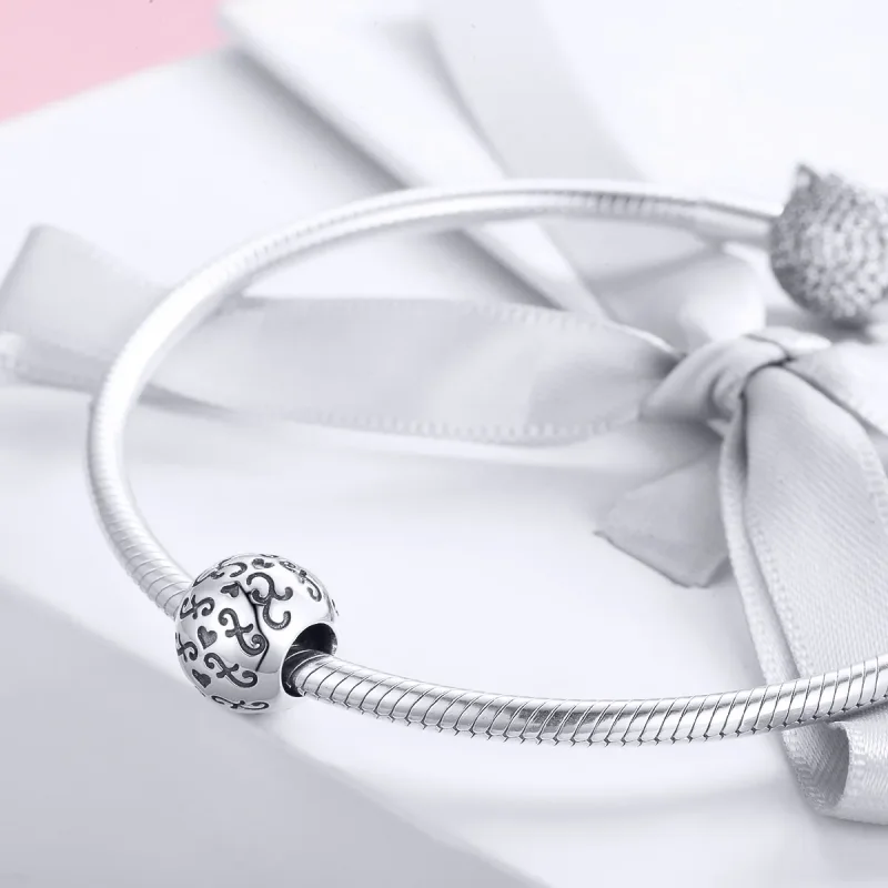(image for) Pandora Style Silver Charm, My Happy Life - SCC966 - View 3
