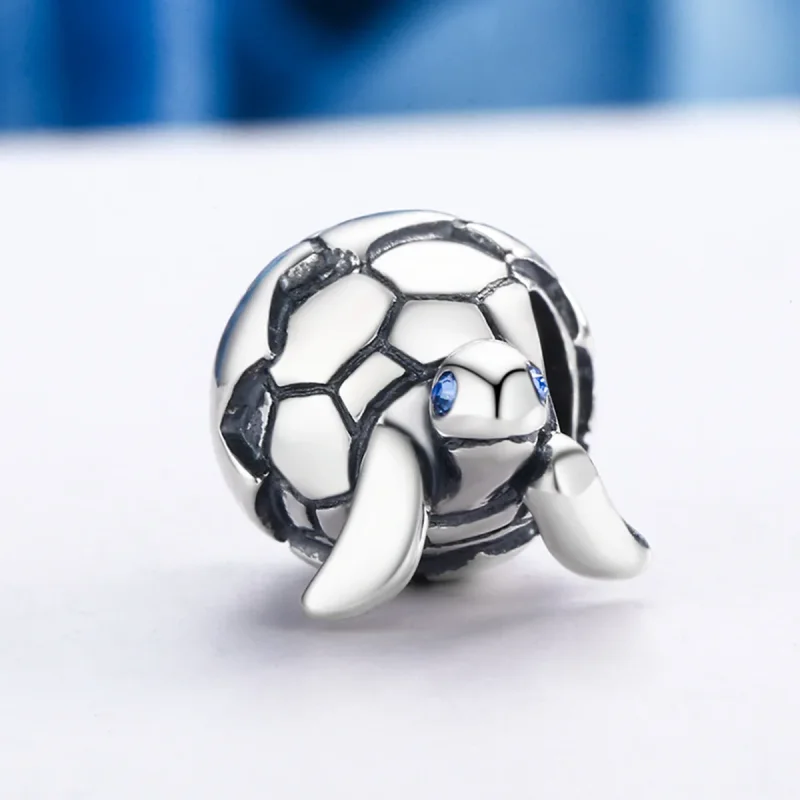 (image for) Pandora Style Silver Charm, Newborn Turtle - SCC192 - View 3