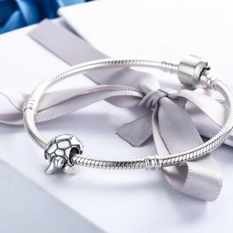 (image for) Pandora Style Silver Charm, Newborn Turtle - SCC192 - View 4