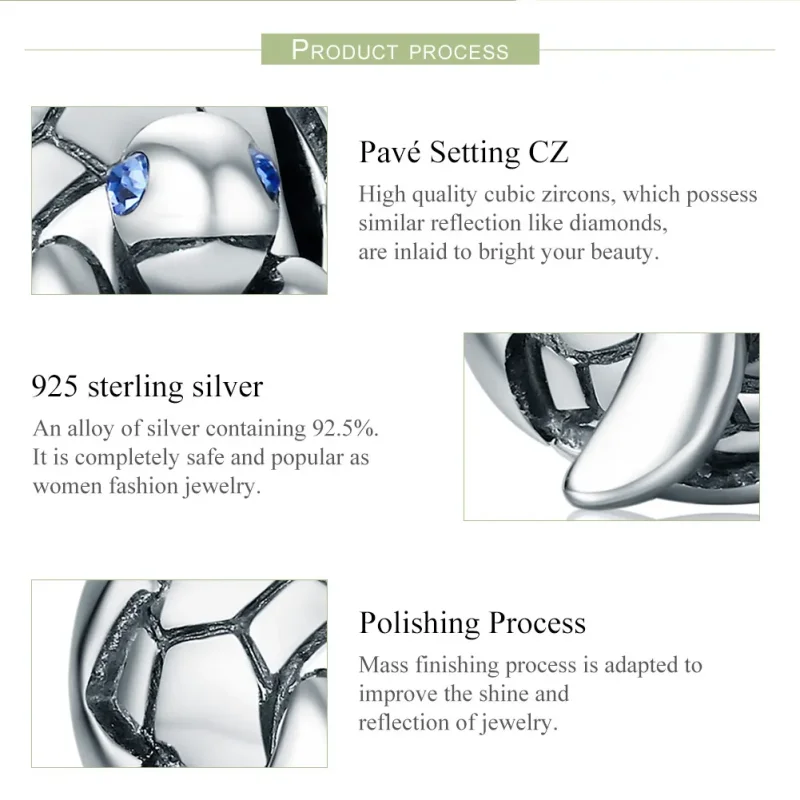 (image for) Pandora Style Silver Charm, Newborn Turtle - SCC192 - View 6