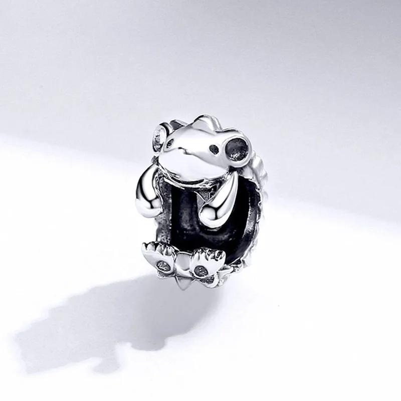 (image for) Pandora Style Silver Charm, Nino The Hedgehog - SCC1420 - View 2