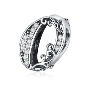 (image for) Pandora Style Silver Charm, Number 0 - SCC1418-0