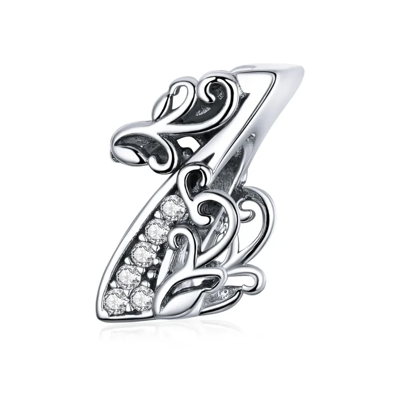 (image for) Pandora Style Silver Charm, Number 1 - SCC1418-1 - Product Image