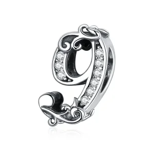 (image for) Pandora Style Silver Charm, Number 9 - SCC1418-9