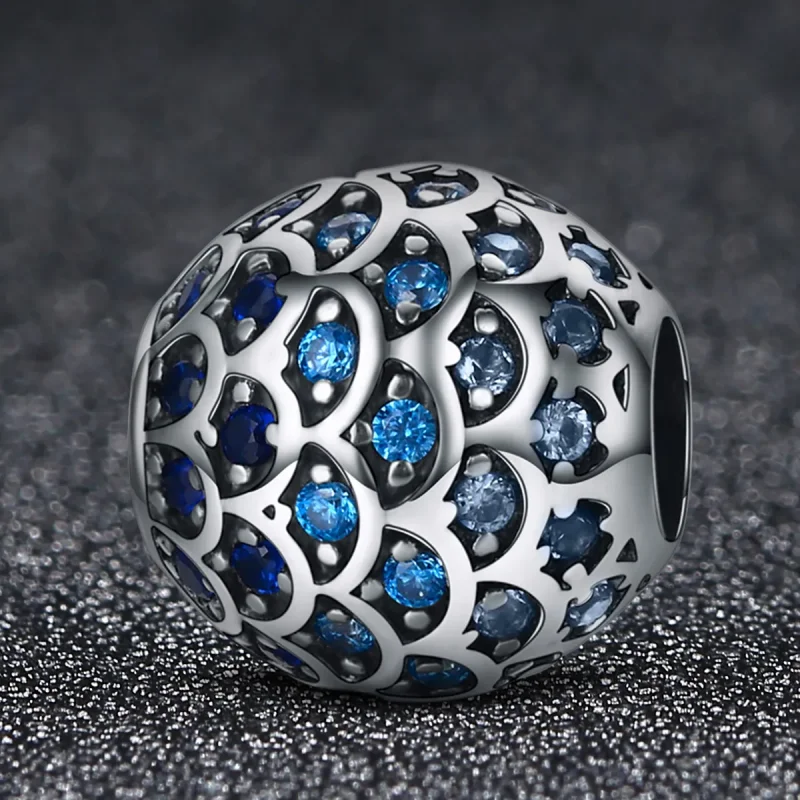 (image for) Pandora Style Silver Charm, Ocean's Daughter - SCC169 - View 2